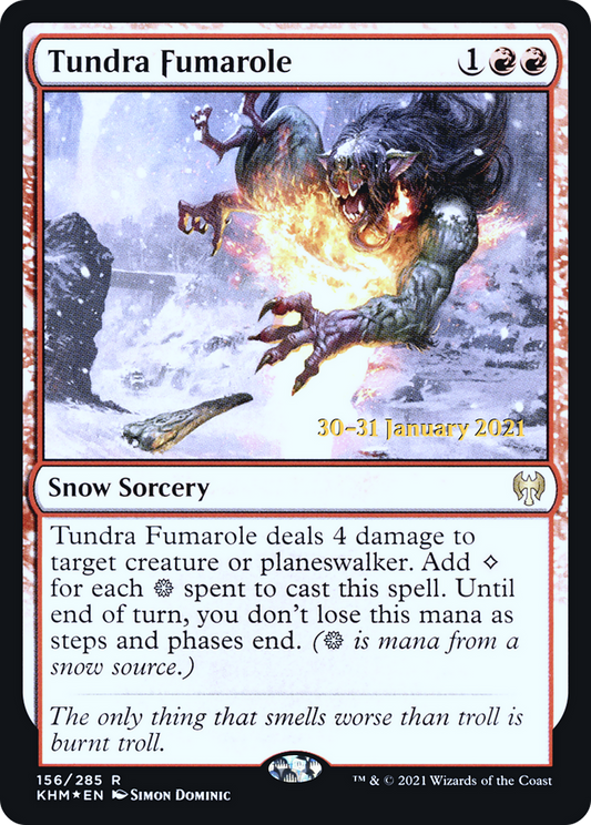 Tundra Fumarole (PRE-156S) (Foil)