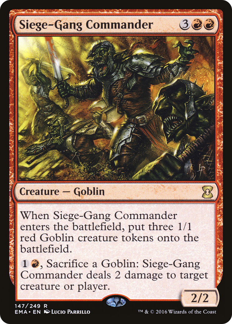 Siege-Gang Commander (EMA-147) (Foil)
