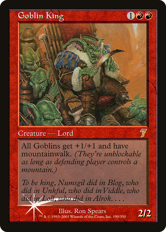Goblin King (7ED-190★) (Foil)