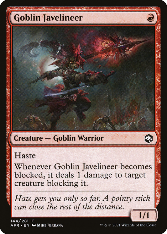 Goblin Javelineer (AFR-144)