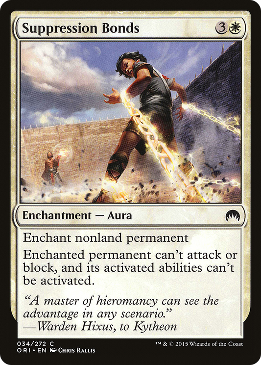 Suppression Bonds (ORI-034)