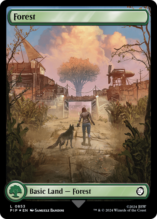 Forest (PIP-853) (Full Art) (Surge Foil)