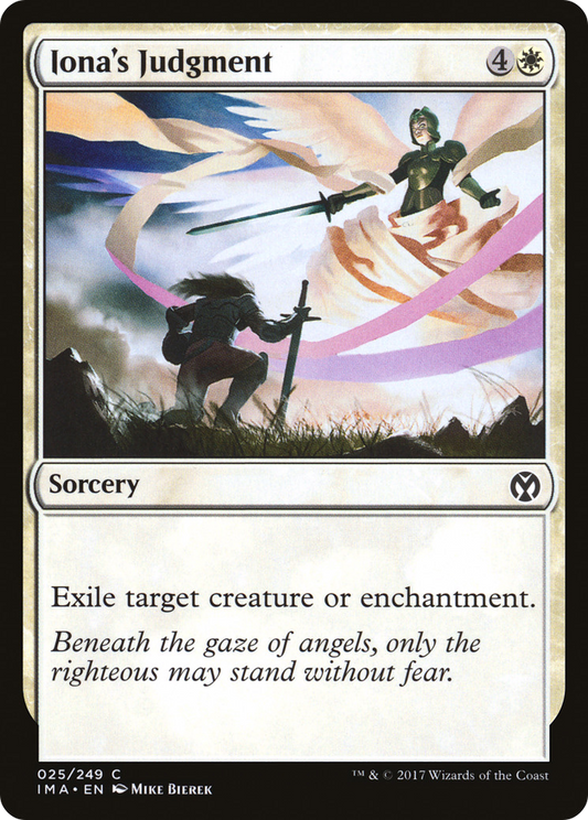 Iona's Judgment (IMA-025) (Foil)