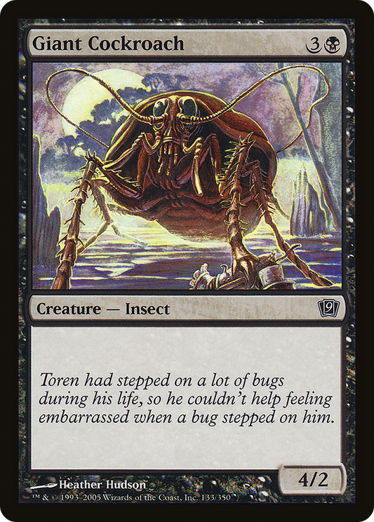 Giant Cockroach (9ED-133★) (Foil)