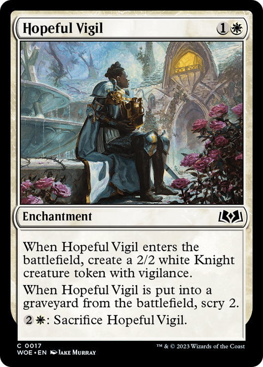 Hopeful Vigil (WOE-017) (Foil)