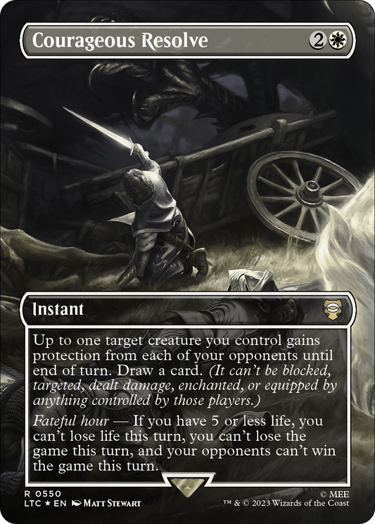 Courageous Resolve (LTC-550) (Borderless) (Surge Foil)