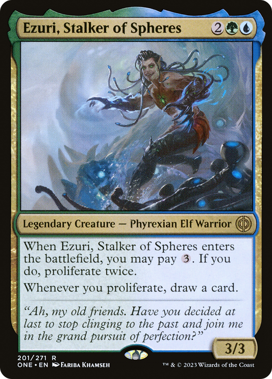 Ezuri, Stalker of Spheres (ONE-201) (Foil)