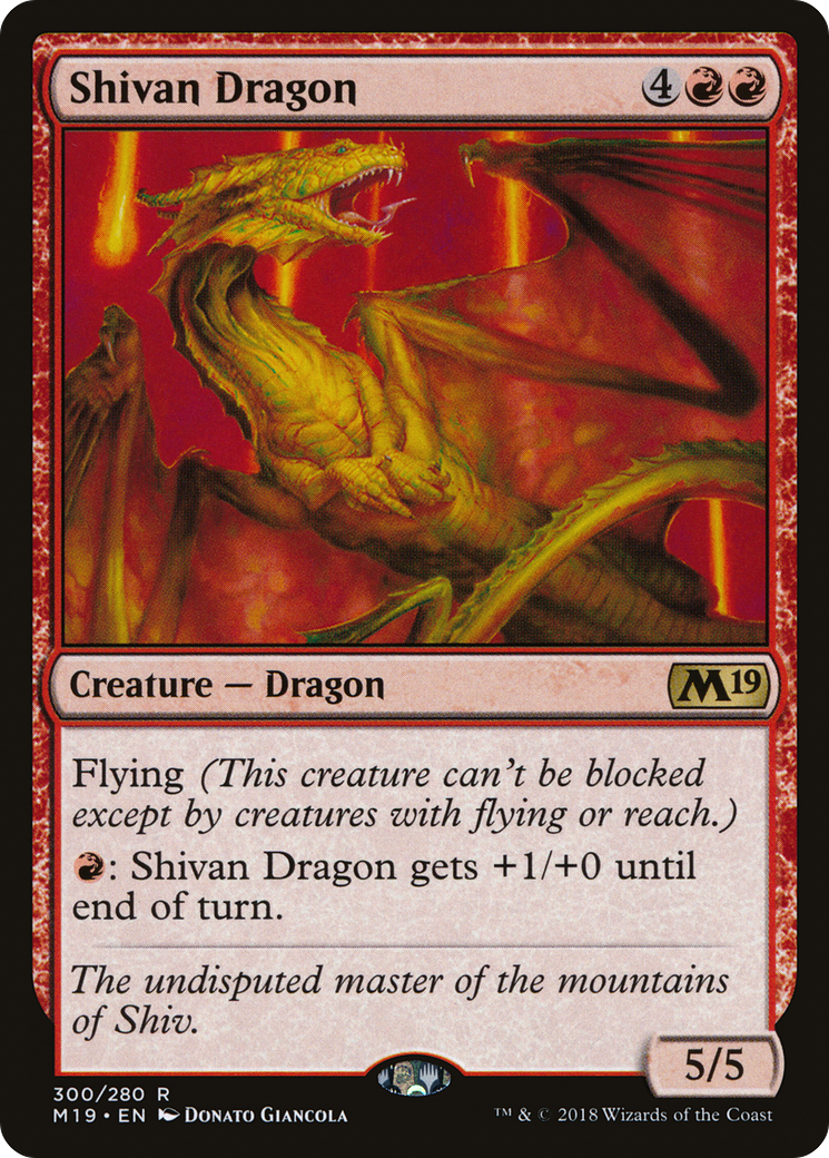 Shivan Dragon (M19-300)