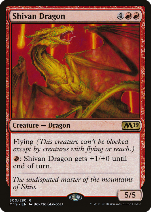 Shivan Dragon (M19-300)