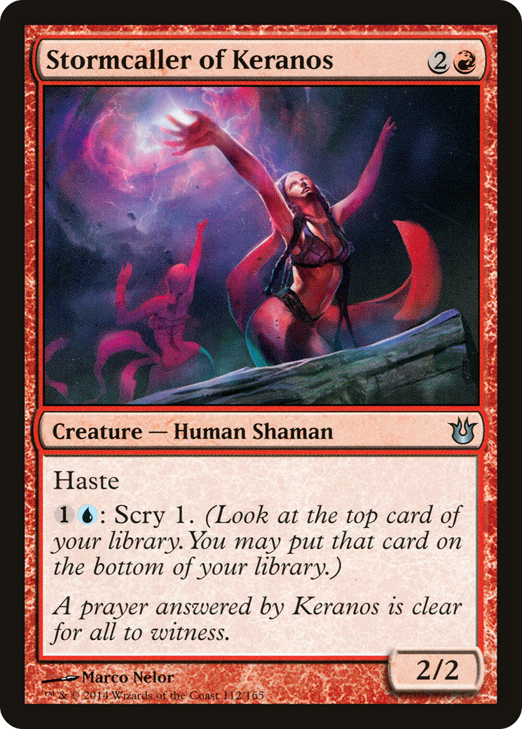 Stormcaller of Keranos (BNG-112) (Foil)