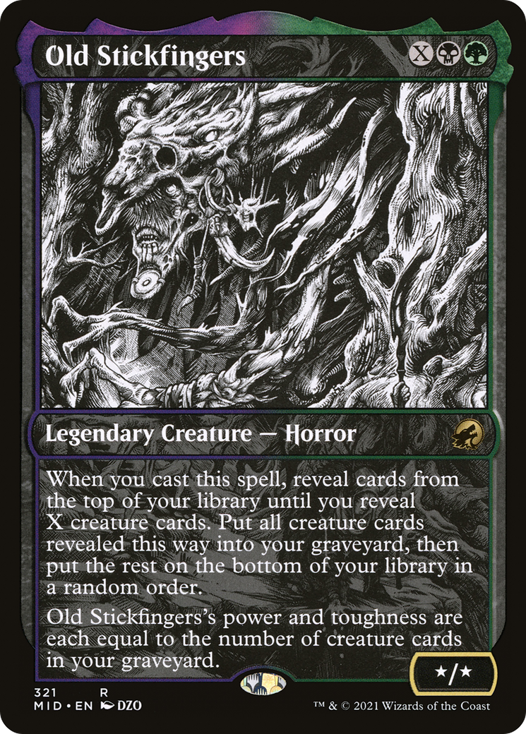 Old Stickfingers (MID-321) (Showcase) (Foil)