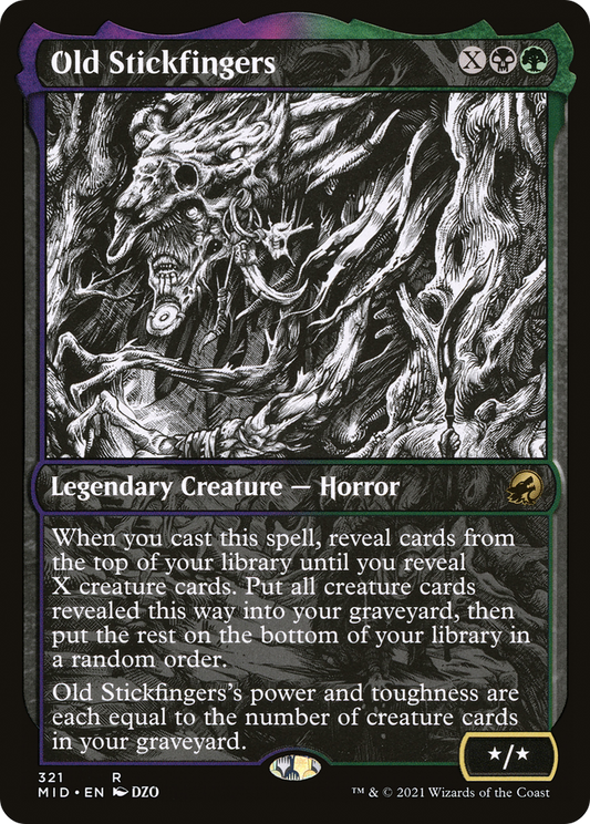 Old Stickfingers (MID-321) (Showcase) (Foil)