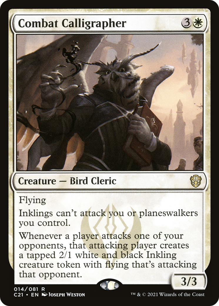 Combat Calligrapher (C21-014)