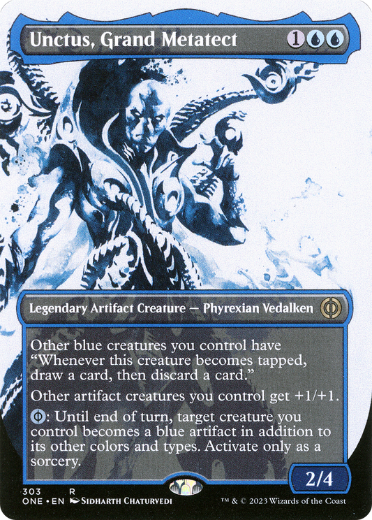 Unctus, Grand Metatect (ONE-303) (Showcase) (Borderless) (Foil)