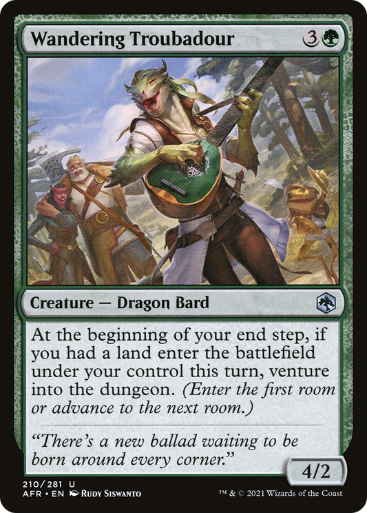 Wandering Troubadour (AFR-210) (Foil)