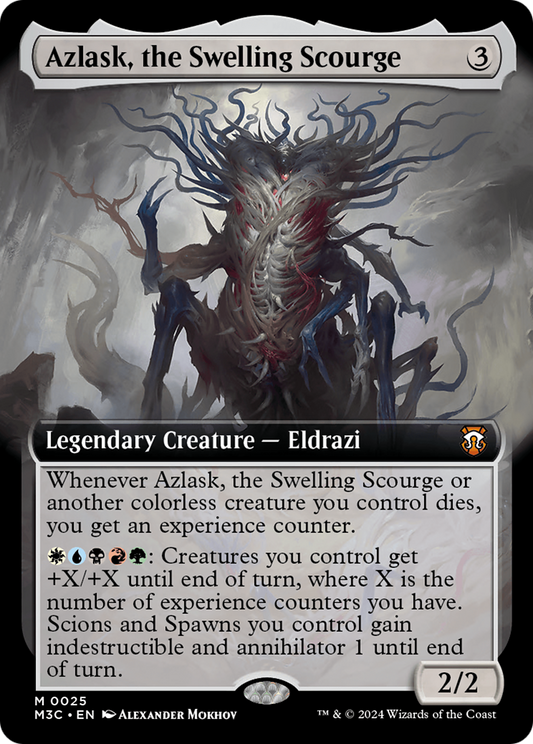 Azlask, the Swelling Scourge (M3C-025) (Extended Art)