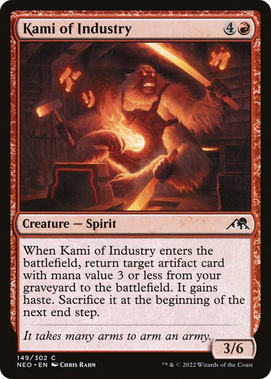 Kami of Industry (NEO-149) (Foil)