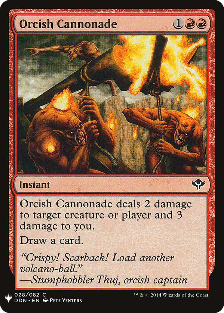 Orcish Cannonade (LIST-DDN-28)