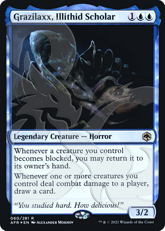 Grazilaxx, Illithid Scholar (AFR&-60A) (Foil)