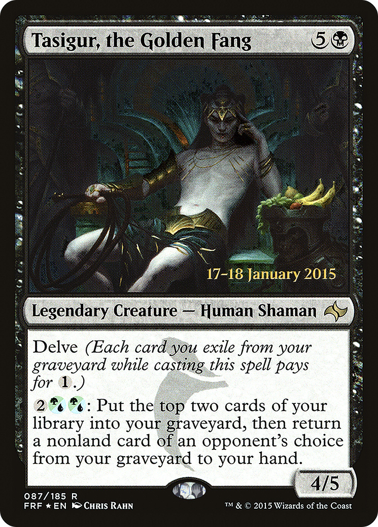 Tasigur, the Golden Fang (PRE-87S) (Foil)