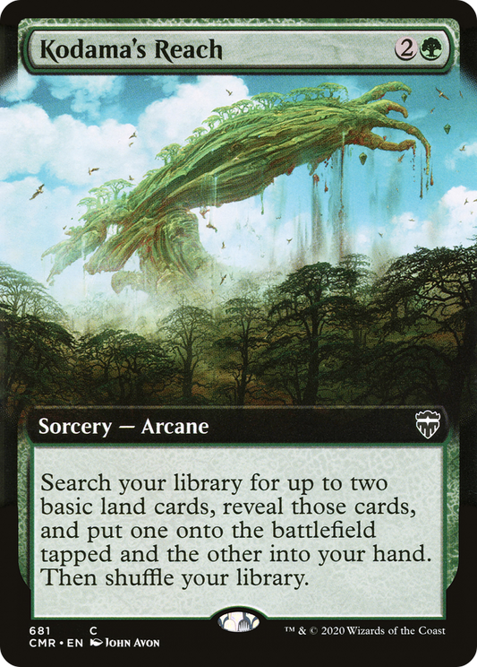 Kodama's Reach (CMR-681) (Extended Art) (Foil)