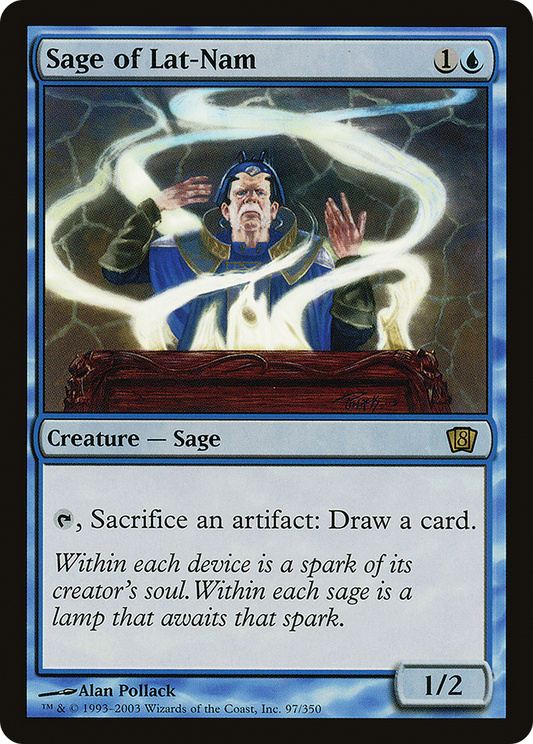 Sage of Lat-Nam (8ED-97★) (Foil)