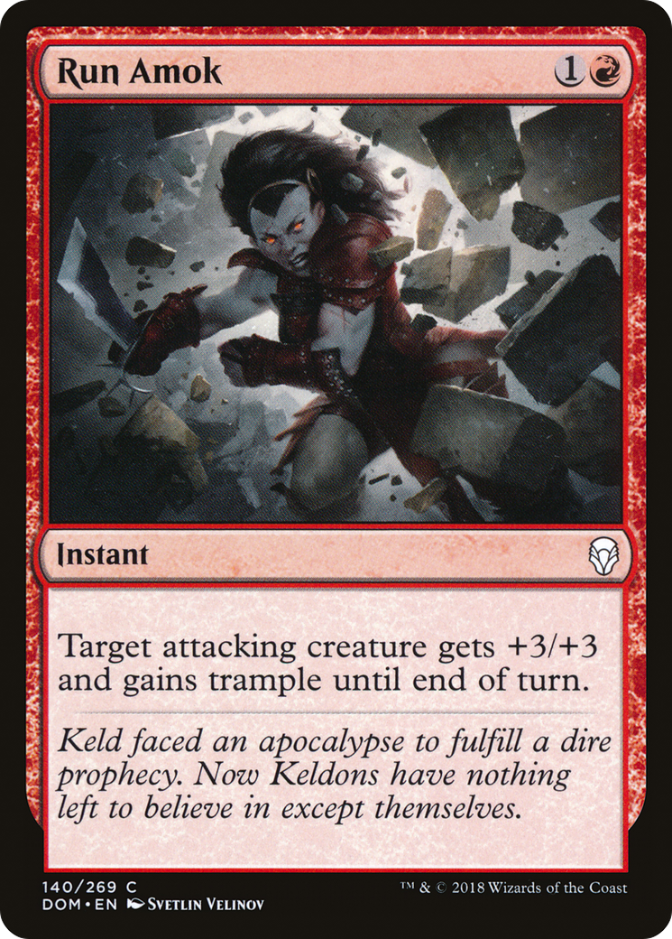 Run Amok (DOM-140) (Foil)