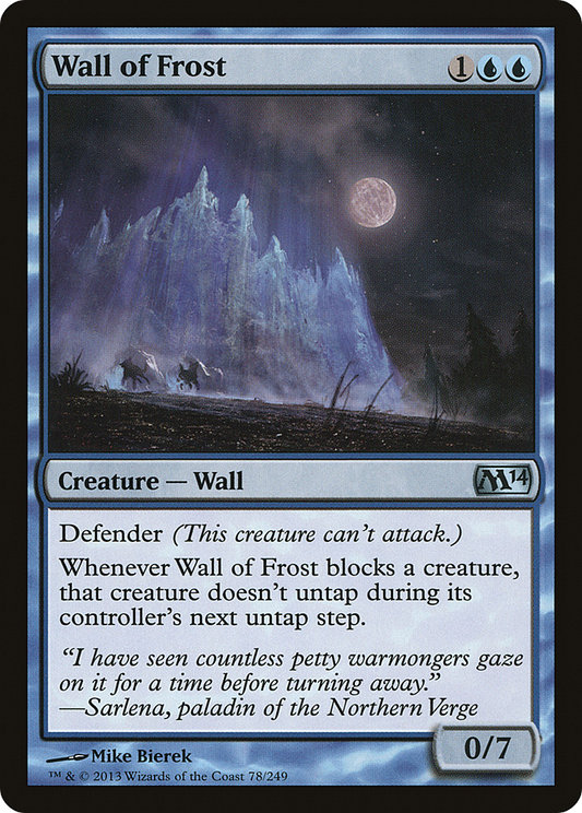 Wall of Frost (M14-078) (Foil)