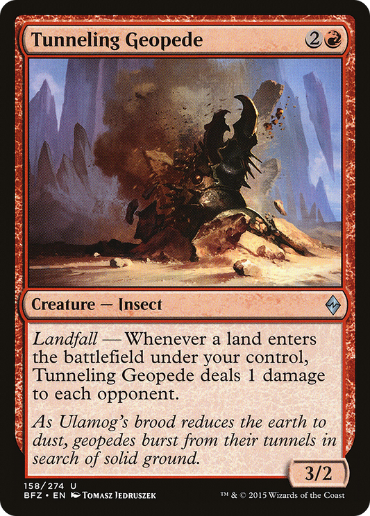Tunneling Geopede (BFZ-158) (Foil)