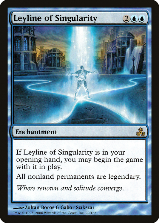 Leyline of Singularity (GPT-029) (Foil)