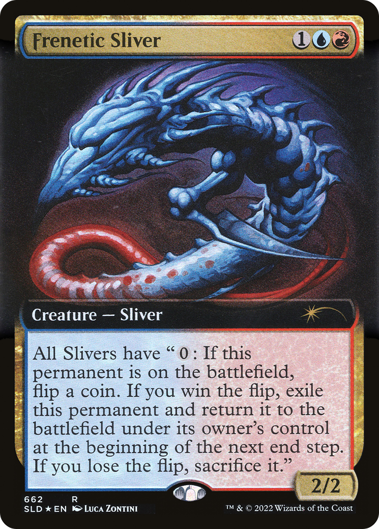 Frenetic Sliver (SLD-662) (Extended Art) (Foil)
