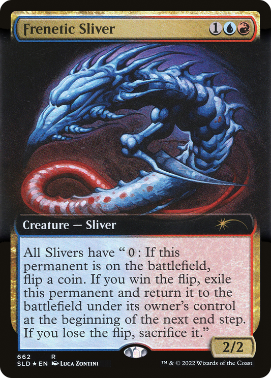 Frenetic Sliver (SLD-662) (Extended Art) (Foil)