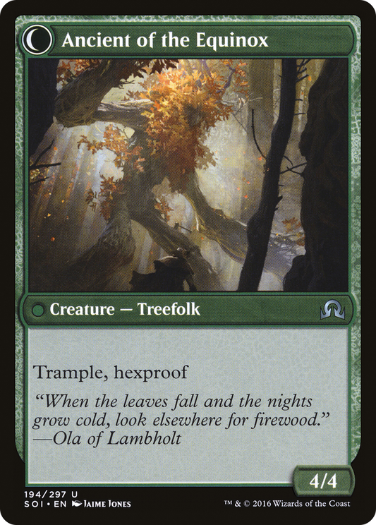 Autumnal Gloom // Ancient of the Equinox (SOI-194) (Foil)
