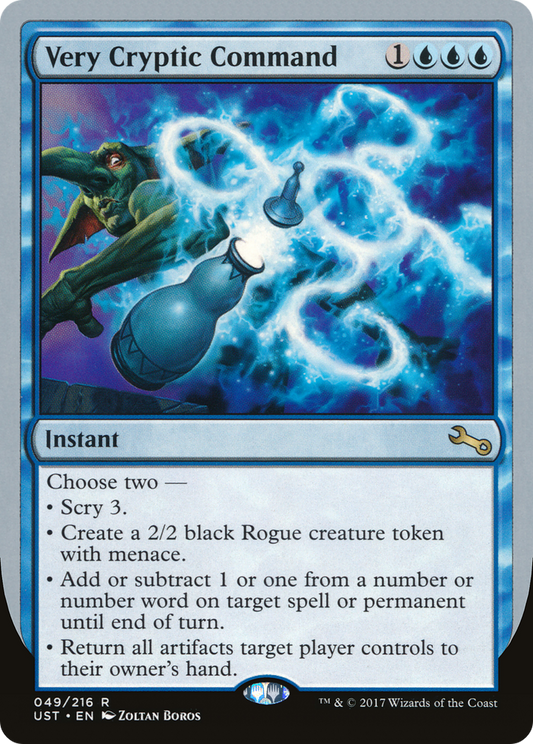 Very Cryptic Command (UST-49F)