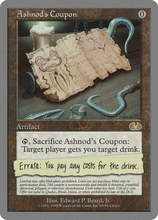 Ashnod's Coupon (UGL-069)