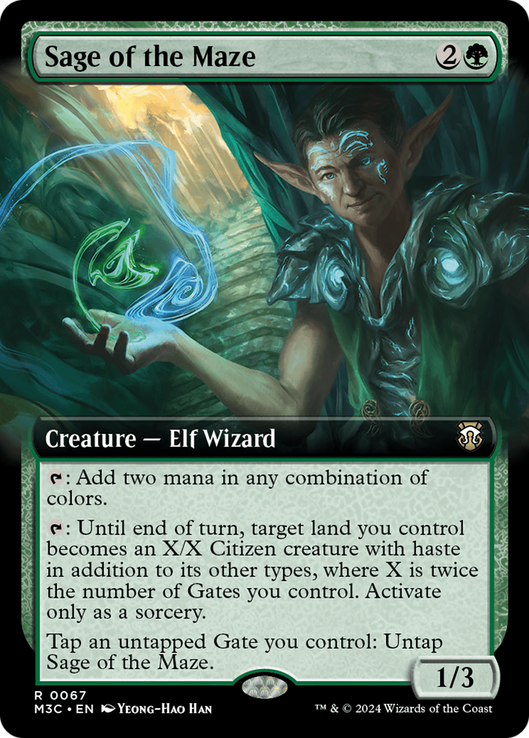 Sage of the Maze (M3C-067) (Extended Art)