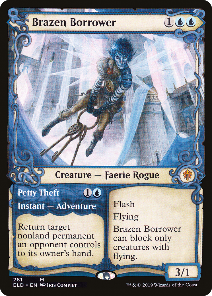 Brazen Borrower // Petty Theft (ELD-281) (Showcase) (Foil)