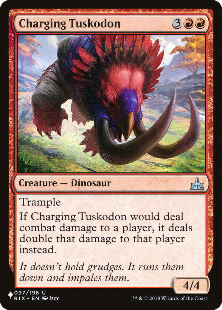 Charging Tuskodon (LIST-RIX-97)