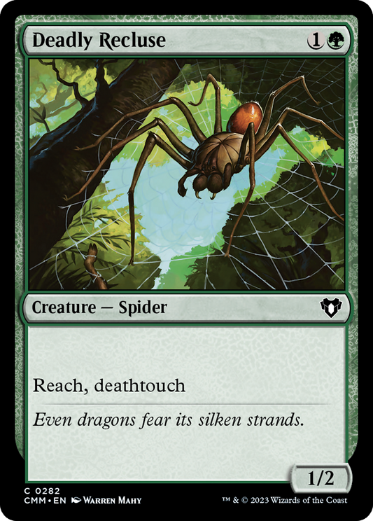 Deadly Recluse (CMM-282) (Foil)