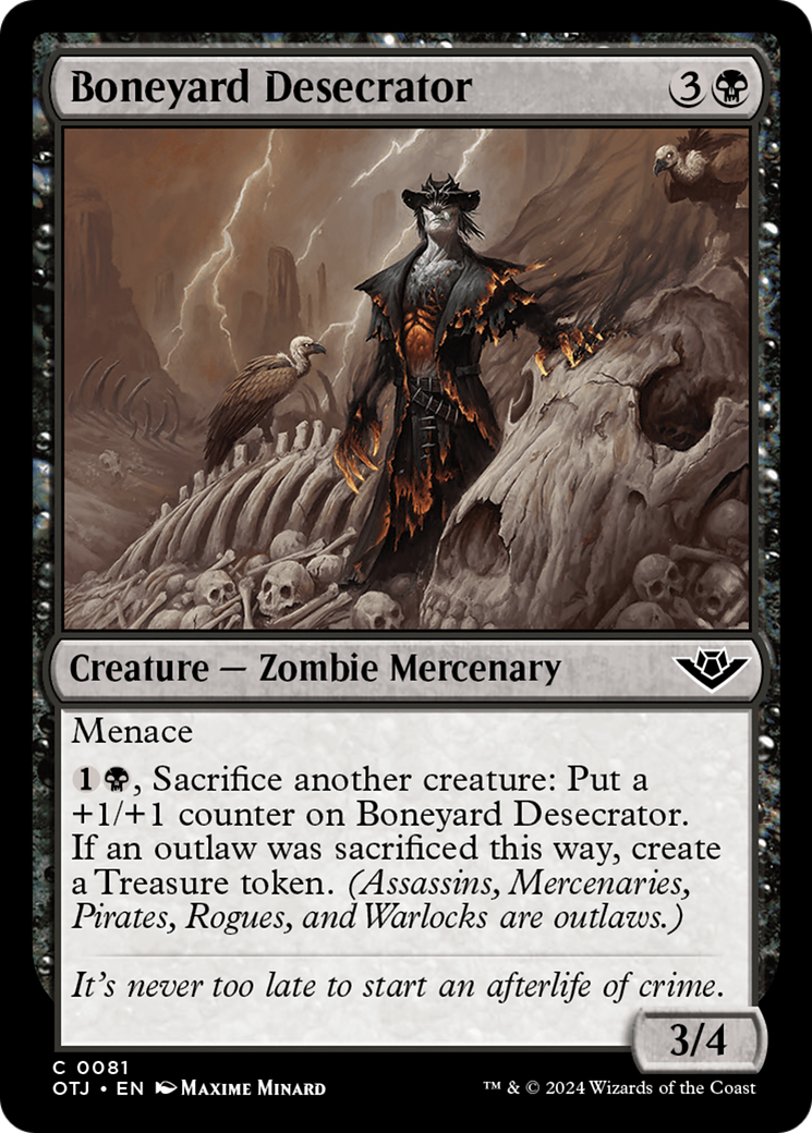 Boneyard Desecrator (OTJ-081) (Foil)