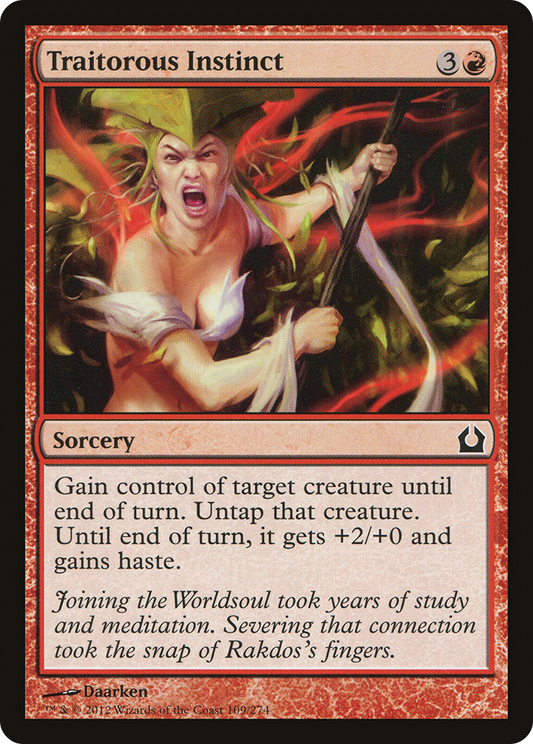 Traitorous Instinct (RTR-109) (Foil)