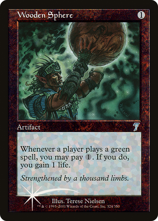 Wooden Sphere (7ED-324★) (Foil)