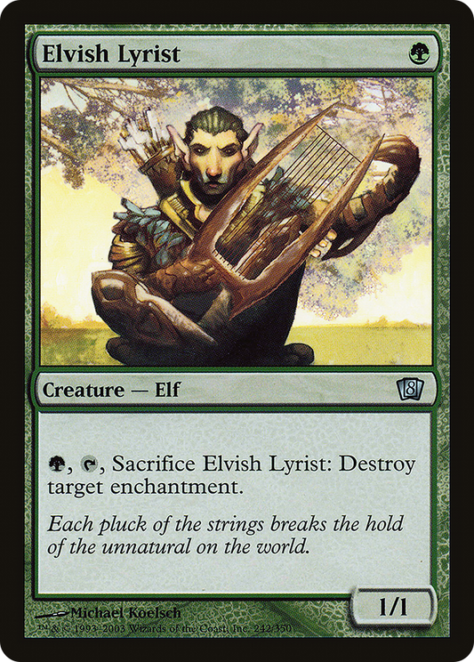 Elvish Lyrist (8ED-242★) (Foil)