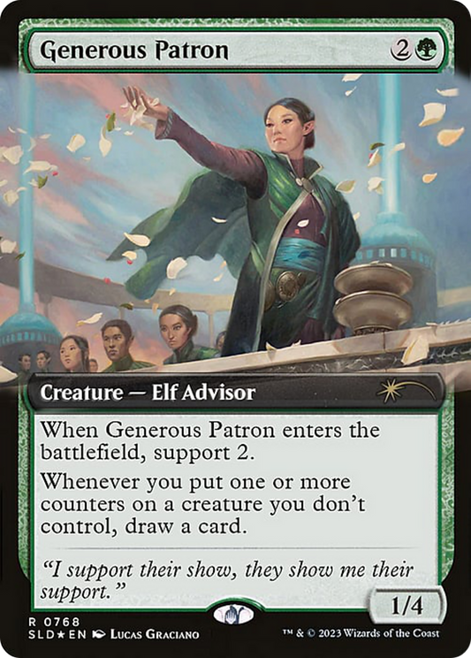 Generous Patron (SLD-768) (Extended Art) (Foil)
