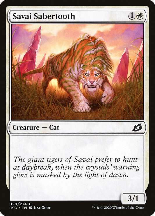 Savai Sabertooth (IKO-029) (Foil)
