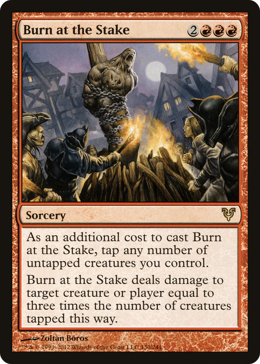 Burn at the Stake (AVR-130) (Foil)