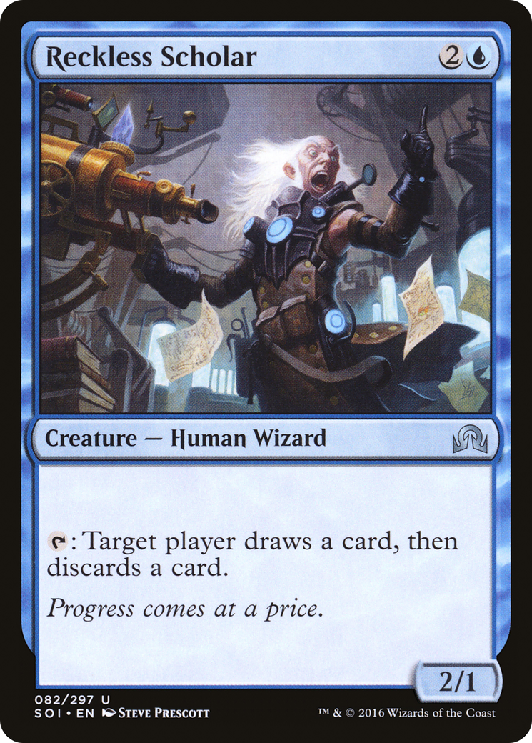 Reckless Scholar (SOI-082) (Foil)