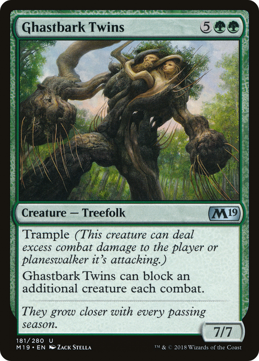 Ghastbark Twins (M19-181) (Foil)