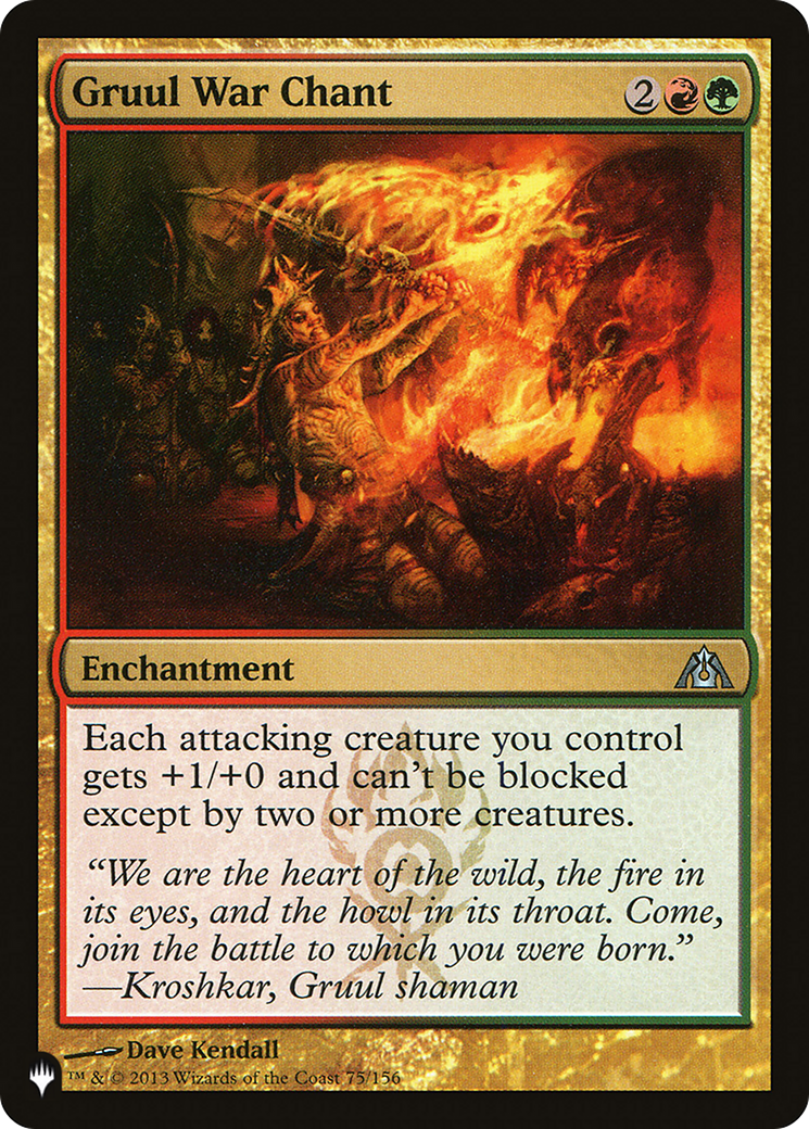 Gruul War Chant (LIST-DGM-75)