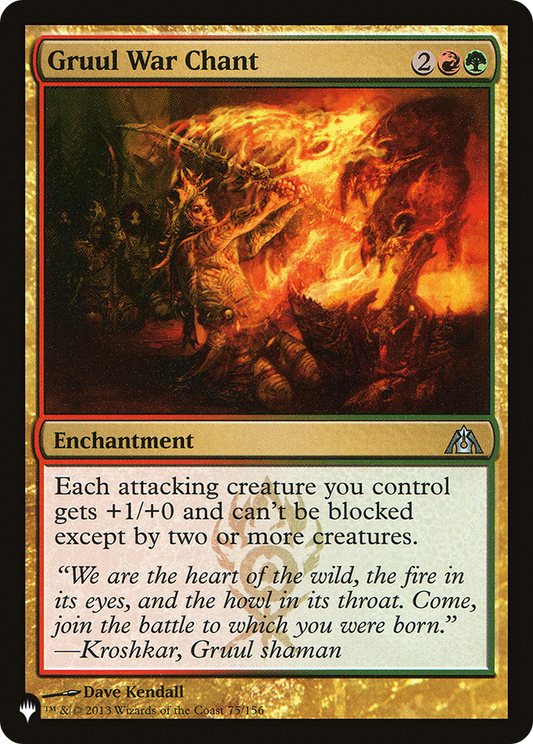Gruul War Chant (LIST-DGM-75)